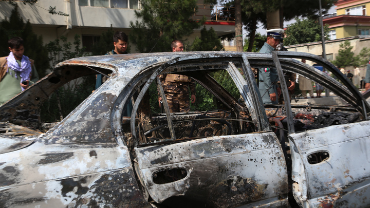 Мощный взрыв прогремел в Кабуле возле президентского дворца