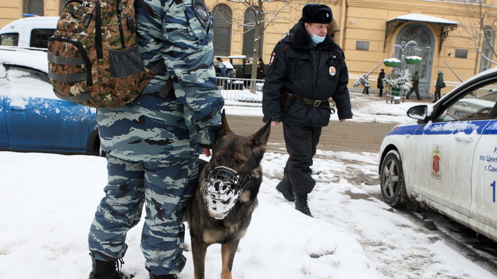 В Екатеринбурге полицейские и кинологи с собаками пришли проверить автобусы 054-го маршрута