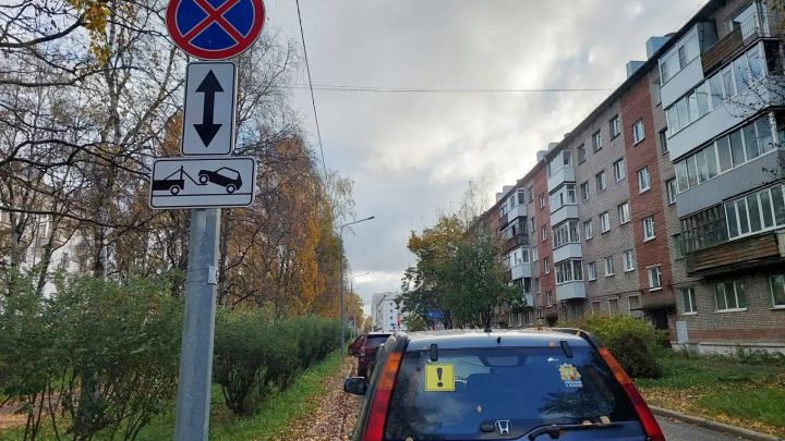 В Архангельске по вторникам и четвергам ограничили остановку и стоянку транспорта