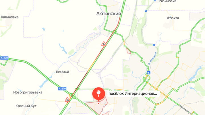 Обстановка на трассе М-4 Дон 31 января 2024. Большая пробка из-за ремонта дороги
