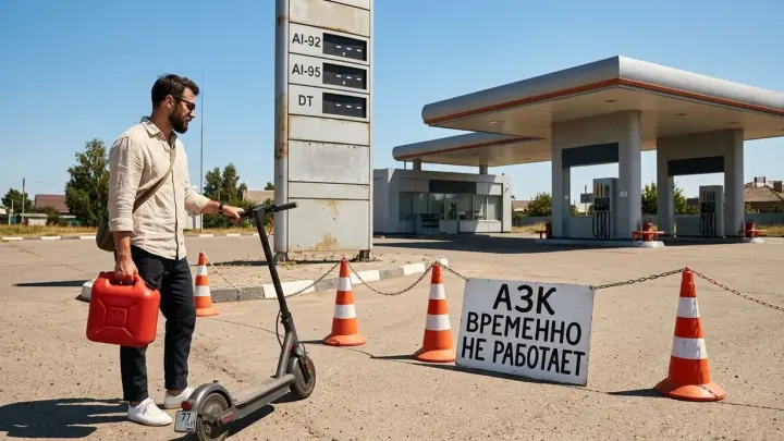 Не до канистр: дефицит топлива создаёт неудобства жителям Новосибирска и области