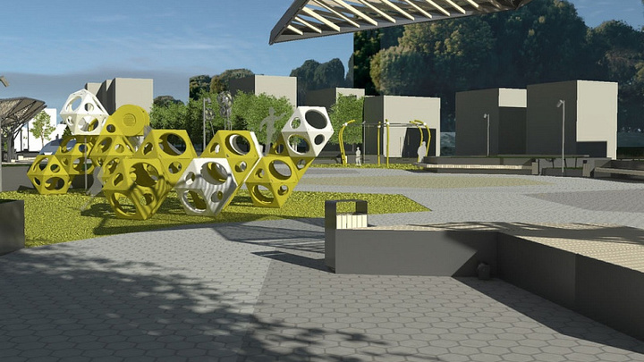 В Лабинске до конца 2022 года за 80 млн завершат реконструкцию сквера