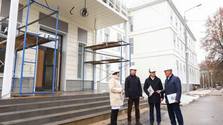 Глава Раменского округа оценил степень готовности терапевтического корпуса больницы