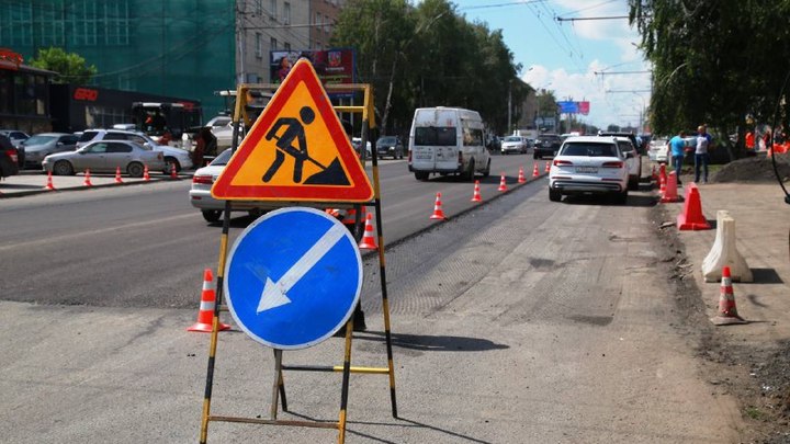 Проспект Карла Маркса в Новосибирске отремонтируют к концу августа