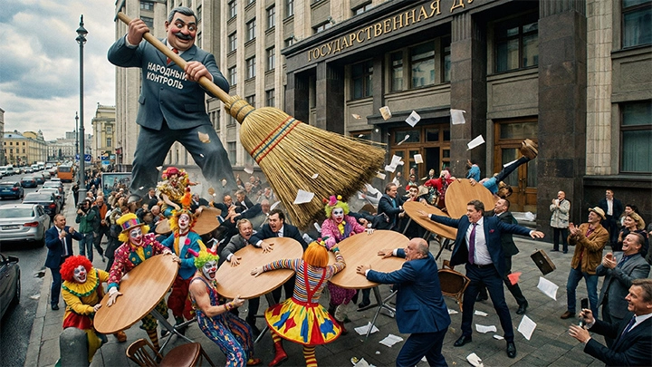 Клоуны круглого стола. Такого позора Госдума ещё не видела. Первые кандидаты на вылет определены?