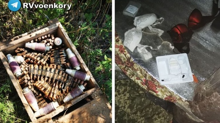 Бойцы русского спецназа нашли на захваченном блокпосте ВСУ женское бельё