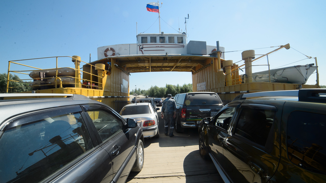 Досмотр на Керченской переправе