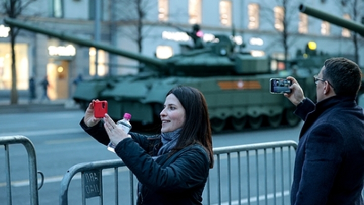 Первая репетиция Парада Победы прошла в Новосибирске