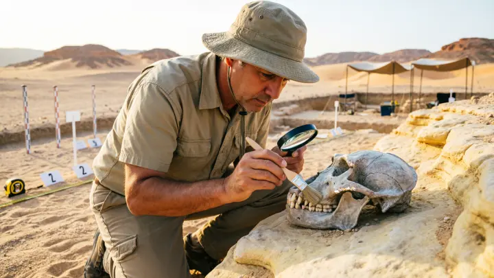 Ученые нашли стоянку древних людей со скелетами возрастом 100 000 лет