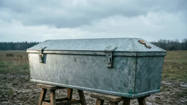 Там и цинковый лежит: под Челябинском обнаружили свалку гробов