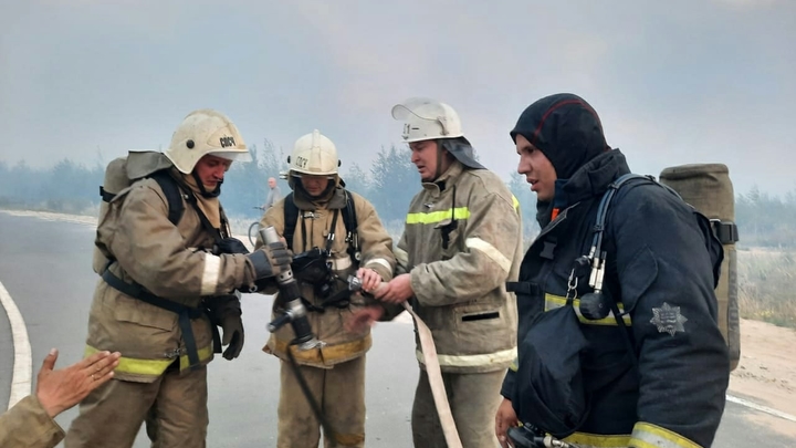 Во Владимирскую область на пожар едут спасатели из Москвы и Ногинска