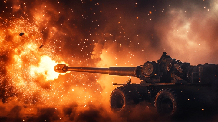 Десятерых одним ударом. Русский артиллерист точным выстрелом покончил со всеми врагами. Свежая сводка с фронтов СВО от военкоров