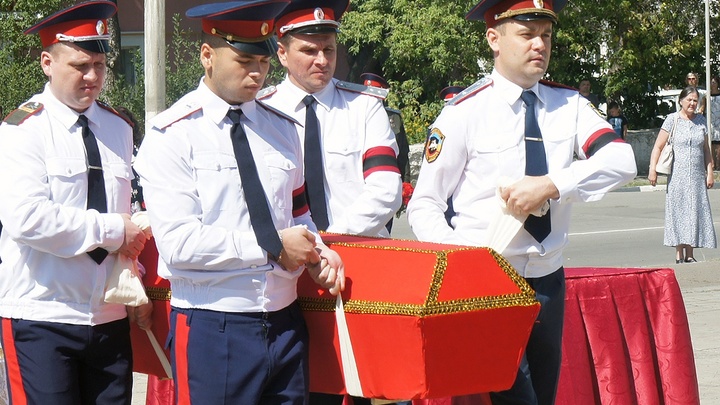 В Ростовской области перезахоронили останки воинов, погибших на Миус-фронте в годы войны