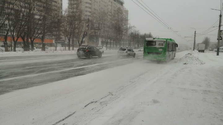 В Челябинске 31 января обещают снегопад и ветер