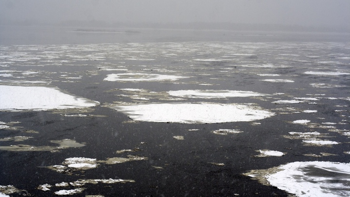 На Горьковском водохранилище 2 девочки провалились под лёд, когда фотографировались