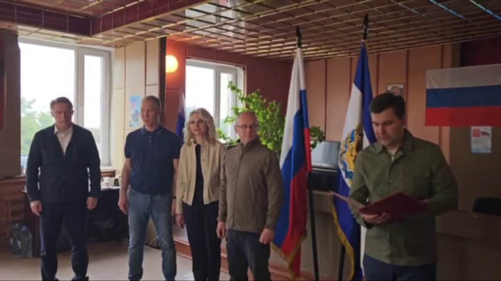 Херсонскую область посетили руководители федерального уровня