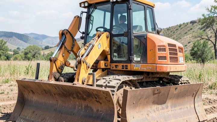 Смертоносный бульдозер протаранил толпу на рынке