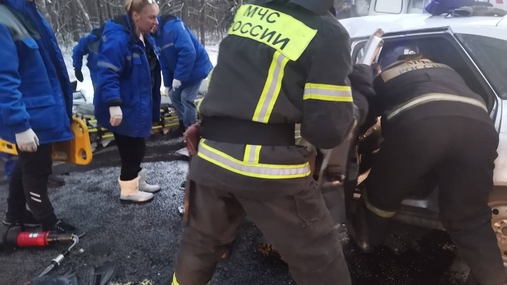 В Гусь-Хрустальном районе ДТП: спасатели деблокировали водителя
