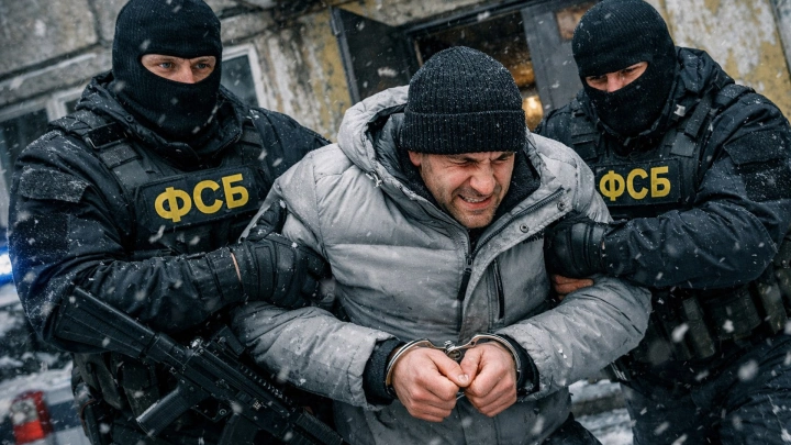Появились кадры задержания подозреваемого в подготовке теракта в военном госпитале