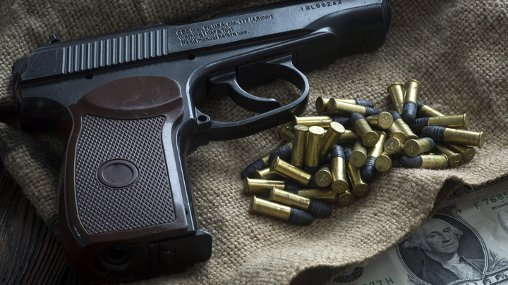 Блин! Они стреляли!: Появилось видео с места вооружённого налёта в Москве