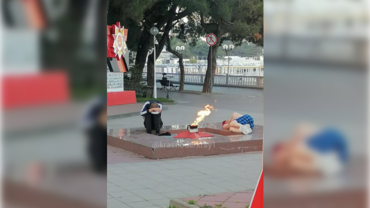 Отоспятся в кутузке: гревшихся у Вечного огня в Геленджике мужчин арестовали на 7 суток