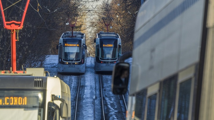 С 15 февраля трамваи снова начнут ходить через Госпитальную площадь в Москве
