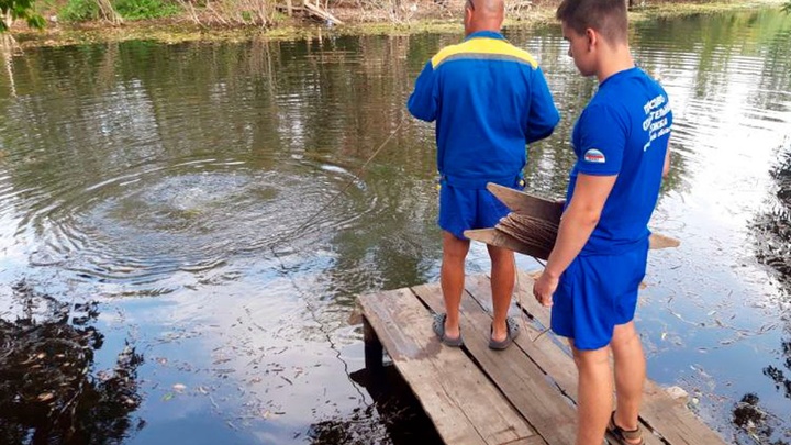 В Самарской области спасатели извлекли из водоема тело мужчины