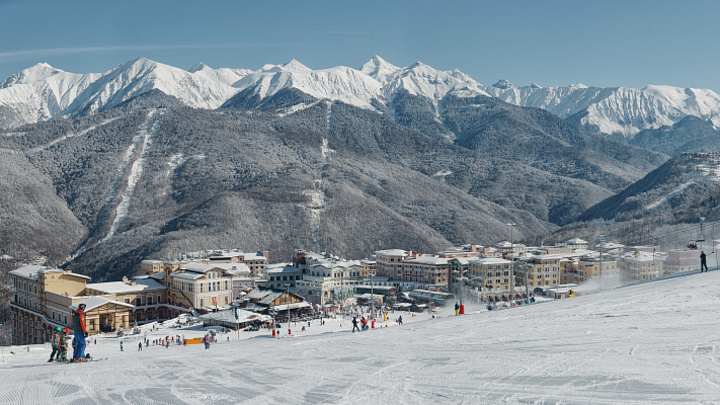 С начала 2023 года на горнолыжных курортах Сочи отдохнули более 800 тыс. человек