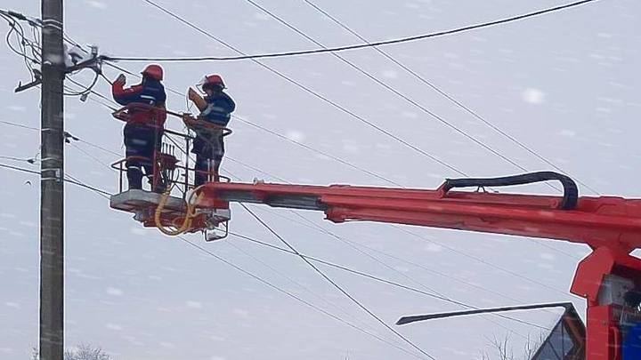 В сельских округах Анапы полностью восстановили электроснабжение