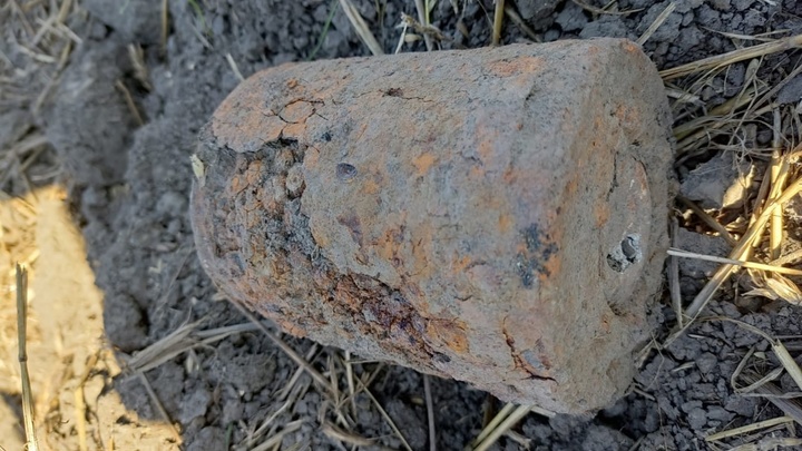 На Кубани во время работ в поле обнаружили мину-лягушку времён ВОВ