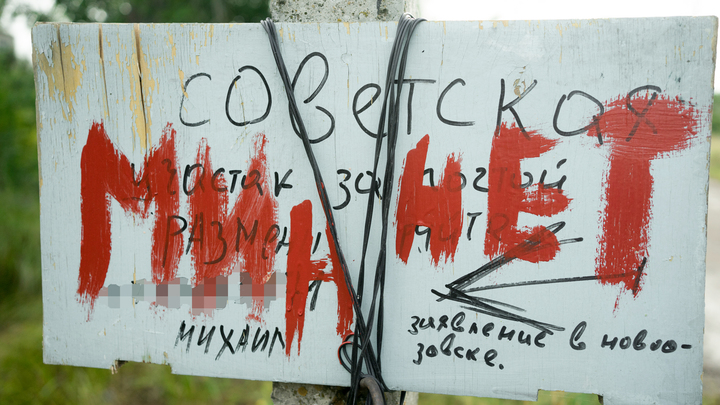 Запорожские полицейские обнаружили подводную мину