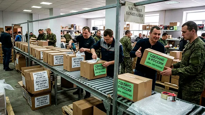 Детали в Китае закажем. Россию расстреляли из автомата Калашникова