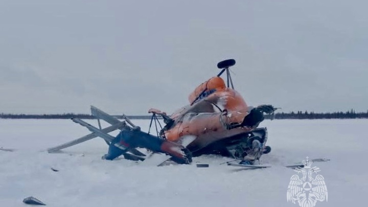 В Мурманской области упал вертолет Ми-8 с пассажирами на борту