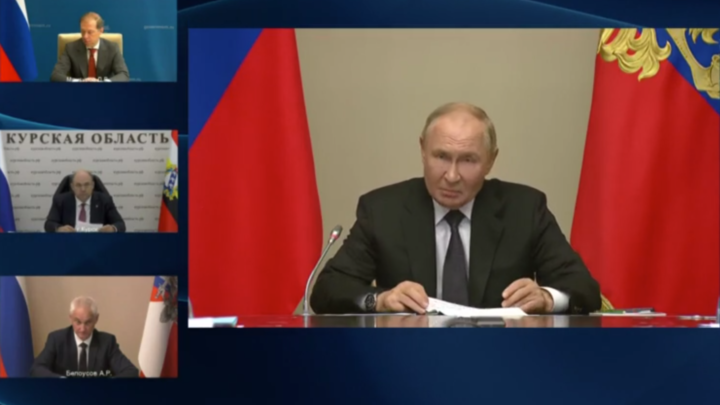 Путин назвал главной задачей Минобороны выбить ВСУ из Курской области