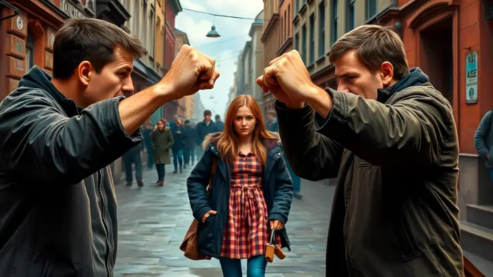 Старшеклассники скрутили неадеквата с повадками маньяка, пока охрана бездействовала: Кидался на людей, прорывался в школу