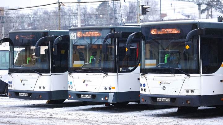 В Подмосковье новые автобусы перекрасят в единую цветовую гамму