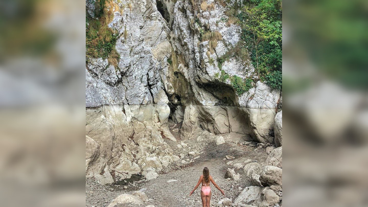 В Сочи пересох Агурский водопад