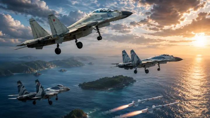 Су-30МКК несут русские ракеты: Китай показал их над Южно-Китайским морем