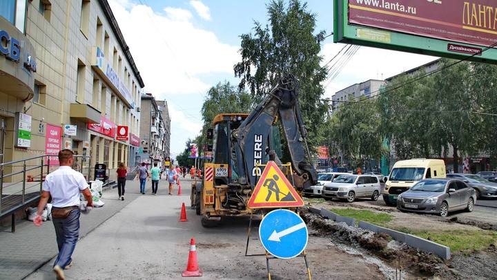 Красную дорожку сделают для велосипедов на проспекте Маркса в Новосибирске