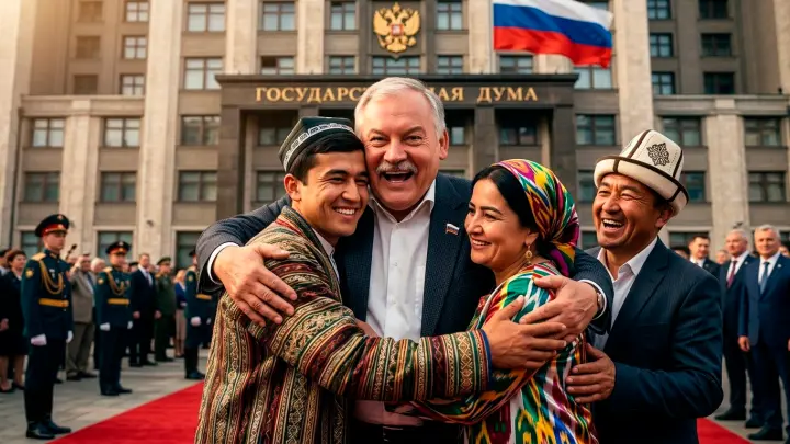 Какой-то фестиваль плова в Госдуме: Главным по мигрантам назначен их главный защитник