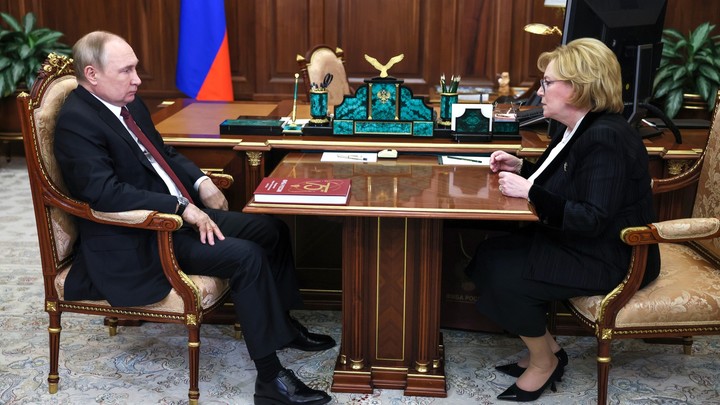 Скворцова рассказала Путину о работе филиала ФМБА в Энергодаре