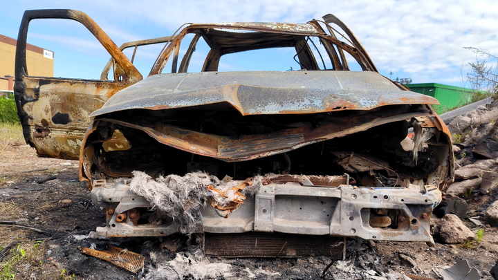 Украинские террористы взорвали машину русского военного в Крыму. Почерк убийц Дугиной