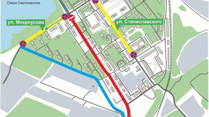 В Нижнем Новгороде на месяц перекроют движение по ул. Светлоярской