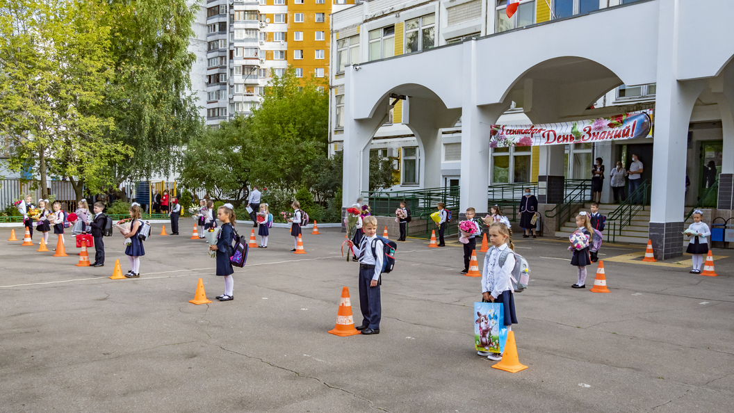 Линейка в саду 1 сентября