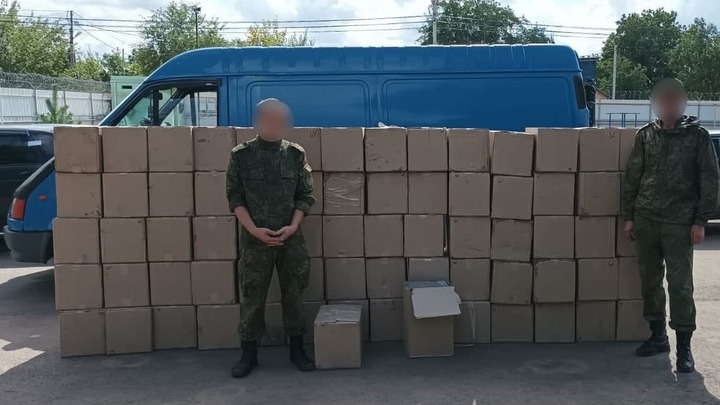 Крупную партию сигарет иностранного производства арестовали на границе в Ростовской области
