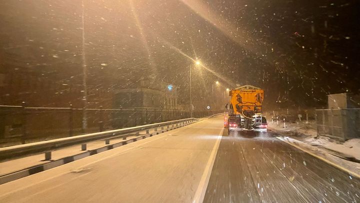 На Красной Поляне в Сочи выпало 20 мм снега за ночь