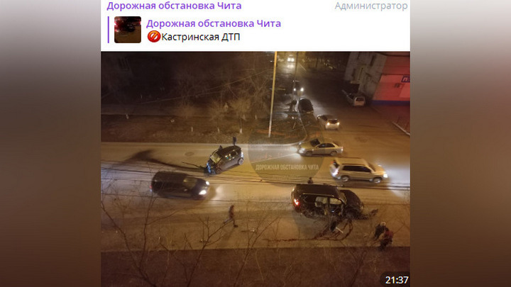 Водитель иномарки погиб в лобовом ДТП в Чите