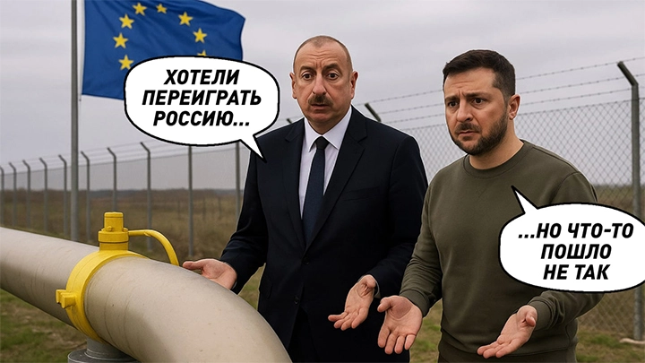 Алиев и Зеленский начинают газовую войну против России. Путин сделал шаг вперёд