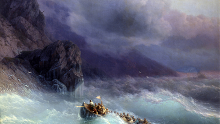 Смерч у берегов Сочи засняли на видео пассажиры воздушного лайнера