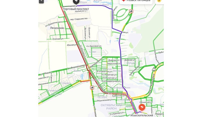 Снегопад в Ростове-на-Дону: Шестикилометровая пробка и больше десятка опасных участков